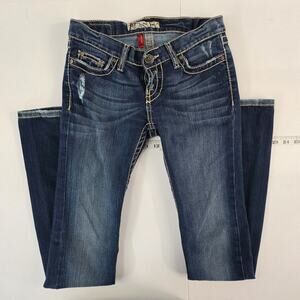 BKE Buckle mya‎ skinny stretch jeans blue 26x33.5 womens 6049